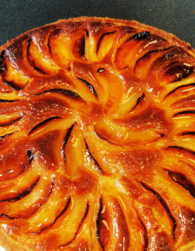 Tarte aux pêches - Pierre Bayle Artisan