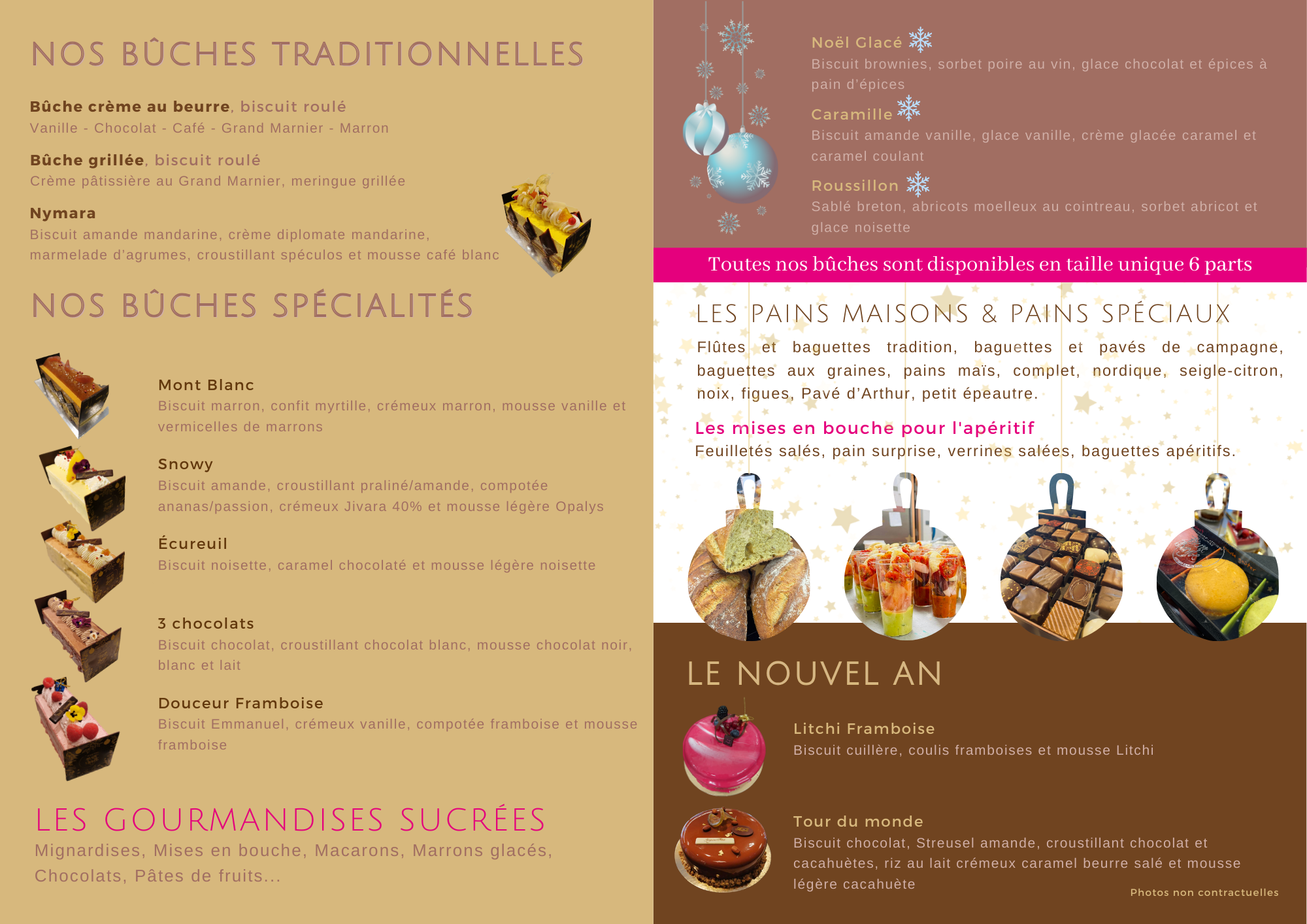 Bûches de Noel dépliant 2025 - Pierre Bayle Artisan Bûches de Noel dépliant 2025 - Pierre Bayle Artisan