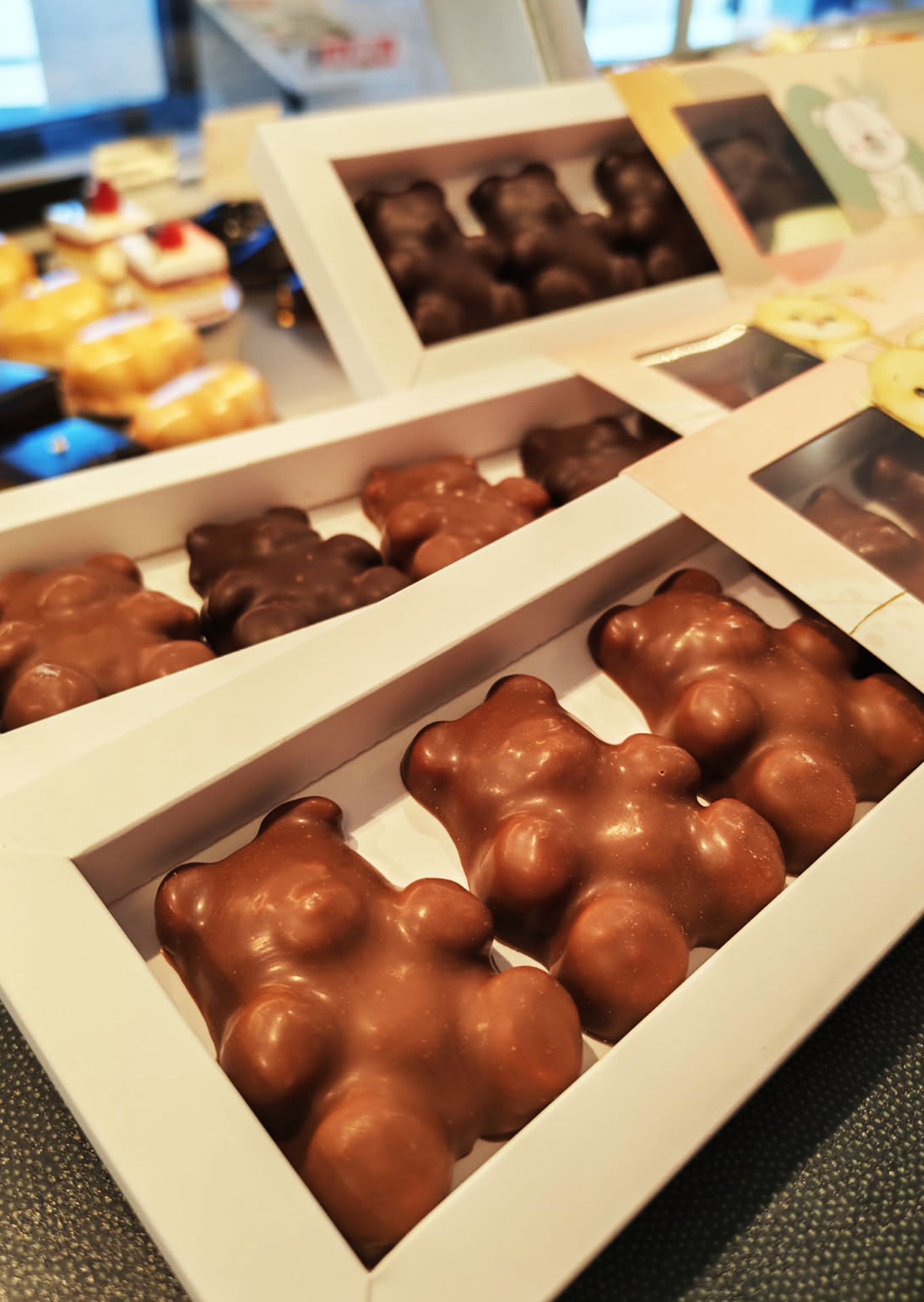 Oursons guimauve en chocolat - Pierre Bayle Artisan