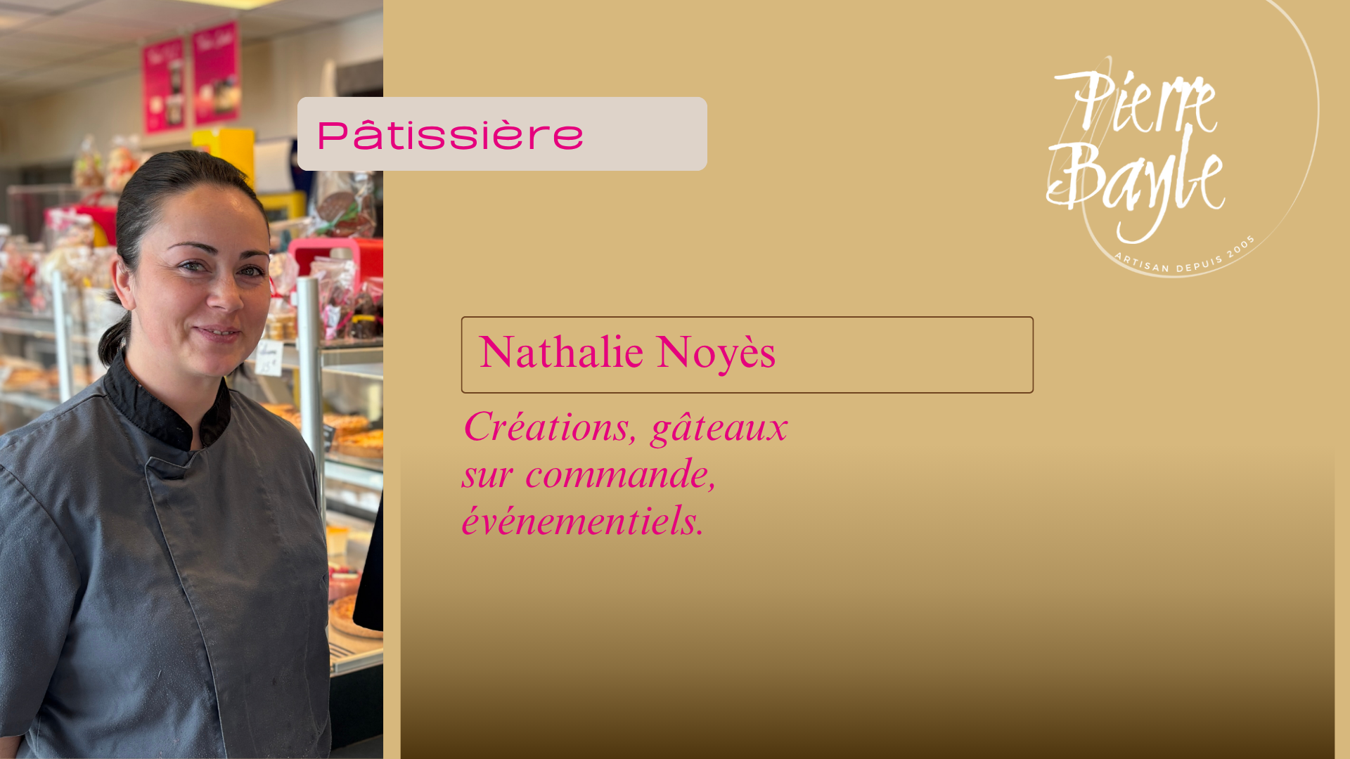 Portrait Nathalie - Pierre Bayle Artisan